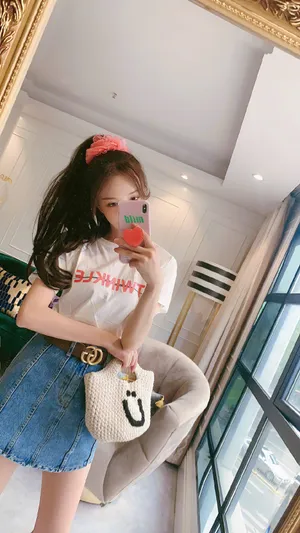 黄一琳单马尾私服自拍照图片_7