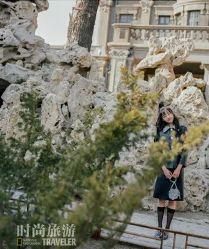 郑爽甜美俏皮旅拍写真图片_6
