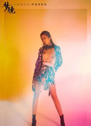 刘美彤纱裙性感光影写真图片_4