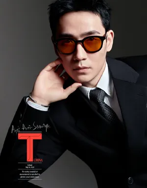 朱一龙干练短发魅力熟男写真图片_4