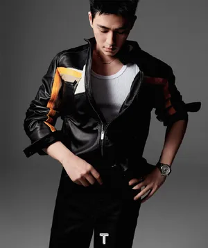 朱一龙干练短发魅力熟男写真图片_11