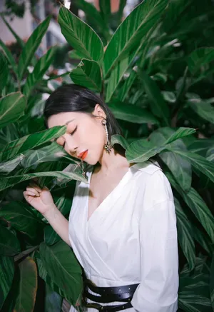 陈紫函白裙优雅性感写真图片_4