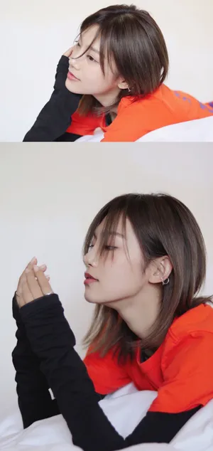曾可妮慵懒酒店摆拍照图片_1