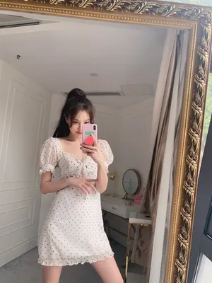 黄一琳清凉夏日私服自拍照图片
