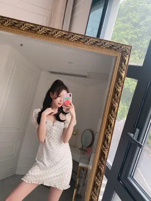 黄一琳清凉夏日私服自拍照图片_2