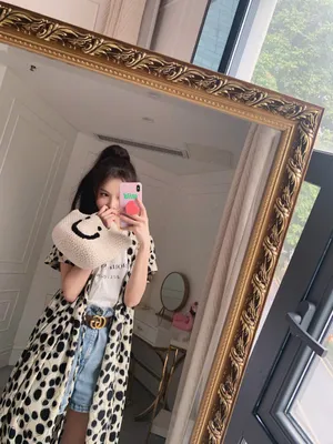 黄一琳清凉夏日私服自拍照图片_5