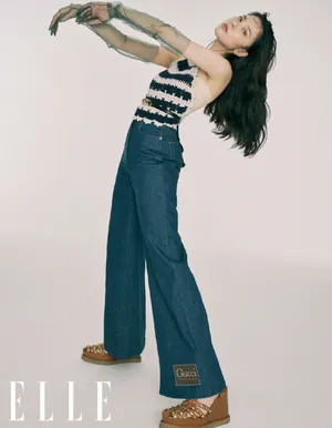 宋妍霏甜酷御姐风写真图片_2