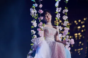 杨紫星空裙仙气性感写真图片_12
