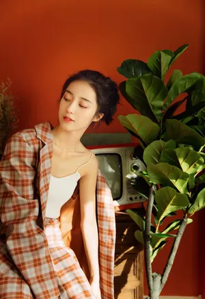 万鹏清新少女风写真图片_7