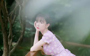 张檬清新甜美生日写真图片_4