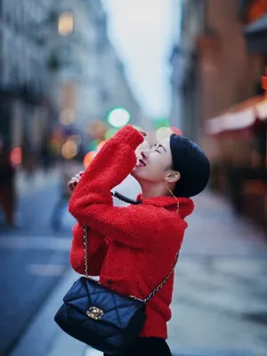 李念时尚靓丽街拍图片_5