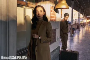 韩庚卢靖姗浪漫封面大片写真图片_7