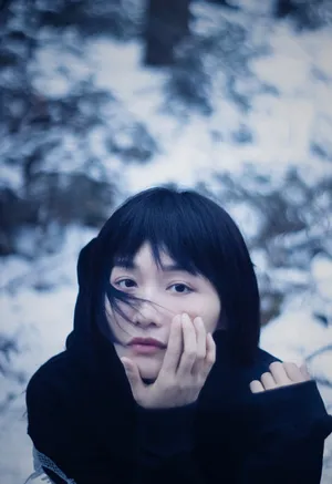 田沅唯美浪漫雪景写真图片_1