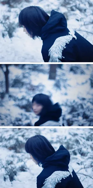 田沅唯美浪漫雪景写真图片_7