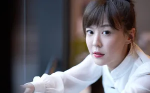 李金铭白衫甜美写真图片_5