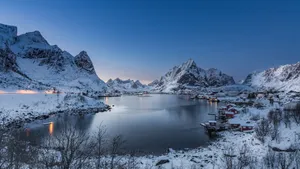 高清山川湖泊美景图片_5