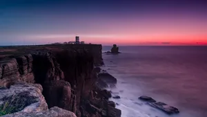 高清海边灯塔图片_8