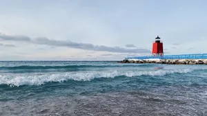 高清海边灯塔图片_10