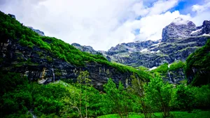 高清阿尔卑斯山图片_9