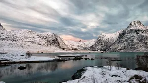 海边冰雪风景图片_10