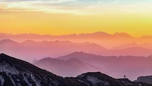 唯美黄昏风景图片壁纸_3