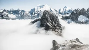 阿尔卑斯山雪景图片_8