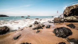 高清大海海边风景图片_8