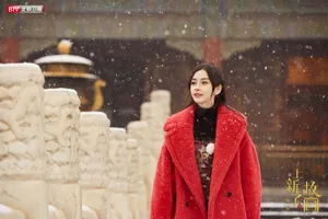 angelababy《上新了故宫》唯美雪景图片_2