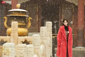 angelababy《上新了故宫》唯美雪景图片_7