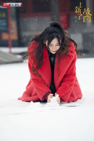angelababy《上新了故宫》唯美雪景图片_8