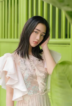 邓恩熙印花裙优雅甜美图片_3