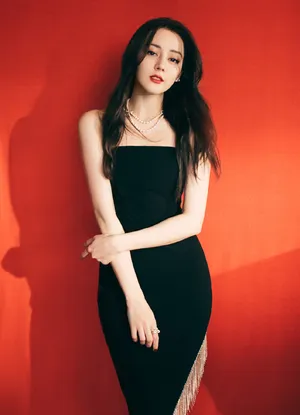 迪丽热巴微博之夜性感写真图片_3