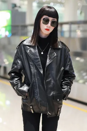 孟美岐黑色系超A酷美写真图片_3