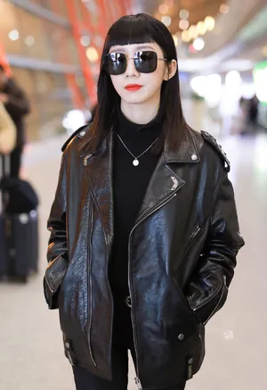 孟美岐黑色系超A酷美写真图片_4