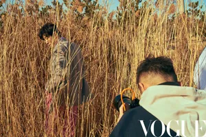 罗晋时尚杂志写真花絮照图片_6