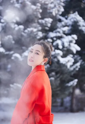 马苏雪景唯美浪漫写真图片_2