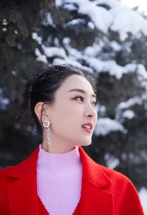马苏雪景唯美浪漫写真图片_3