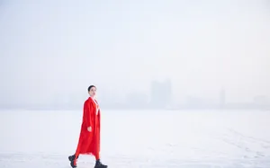 马苏雪景唯美浪漫写真图片_4