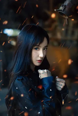许晓诺未来感酷美写真图片_4