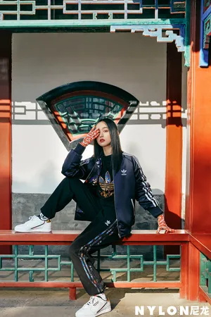 何泓姗申凯文时尚潮流写真图片_3