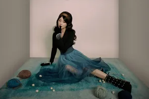李纯复古波浪文艺妩媚写真图片_6