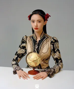 林允复古少女感时尚写真图片_7