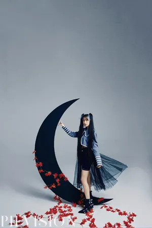 曹曦月双马尾时髦写真图片_7
