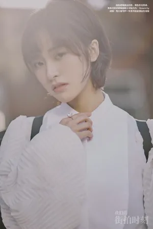 沈月白衬衫清秀甜美写真图片_2