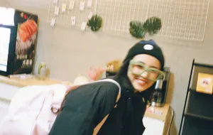 张子枫活力俏皮居家私服图片_7