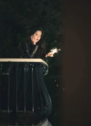 欧阳娜娜吊带纱裙性感图片_3
