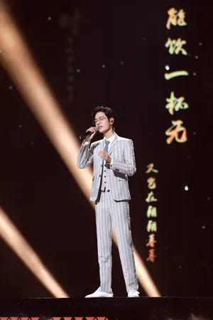 肖战春节帅气舞台照图片_3