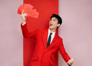吴磊新年喜庆帅气写真图片_11