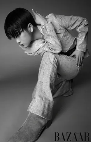 欧阳娜娜周震南时尚杂志写真图片_2