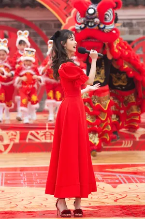 陈都灵新年喜庆性感写真图片_3
